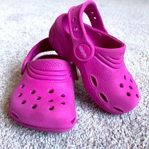 Pink Crocs